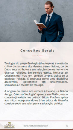 Página de Introdução do E-book sobre teologia