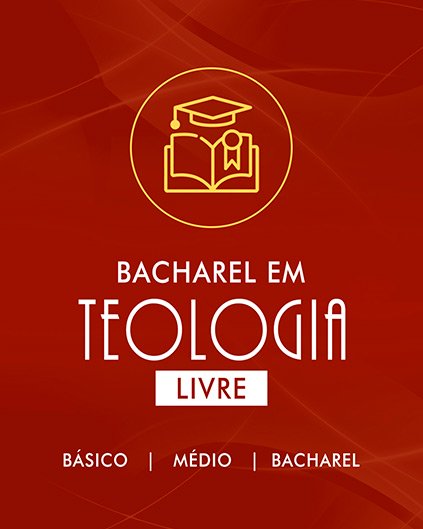 Curso Bacharel em Teologia, ao clicar você será direcionado para a página do curso