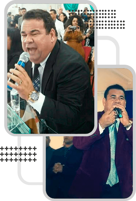 Pastor Joel Silva pregando e ensinado a palavra de Deus